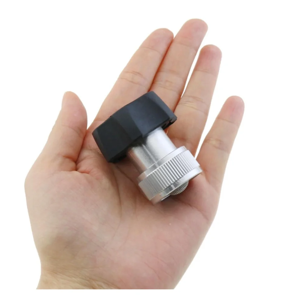 Garden Hose Connector Aluminium Pressure Washer Coupler Integrated Impurity Filter Long-Lasting Durability Aluminium Coupler