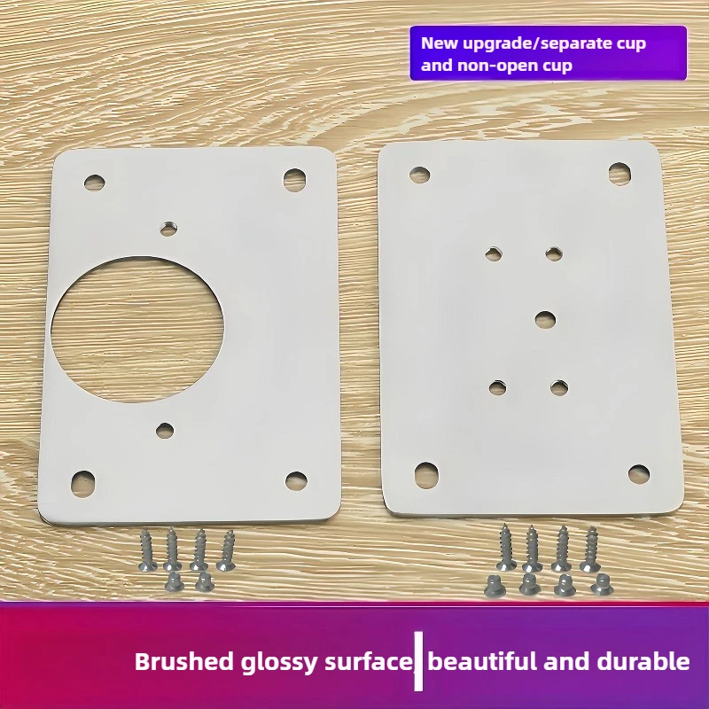 5/1Pair Cabinet Hinge Repair Plate Kit Stainless Steel Door Hinge Mounting Plate With Holes For Home Kitchen Cupboard Furniture