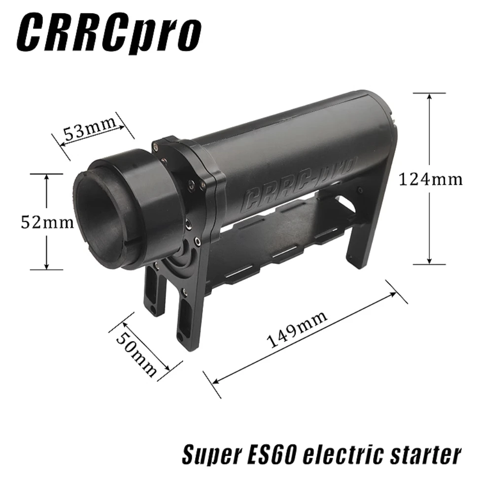 Arrancador eléctrico CRRCpro Super ES60 con enchufe XT60 para avión RC/Nitro de 15CC-62CC