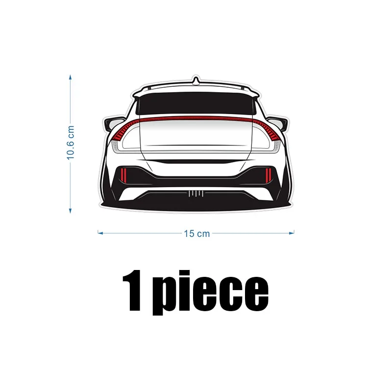 لكيا EV6 2021 2022 2023 2024 2025 شخصية ملصقات السيارات الزخرفية نماذج السيارات الصغيرة ملصقات الإبداعية #3