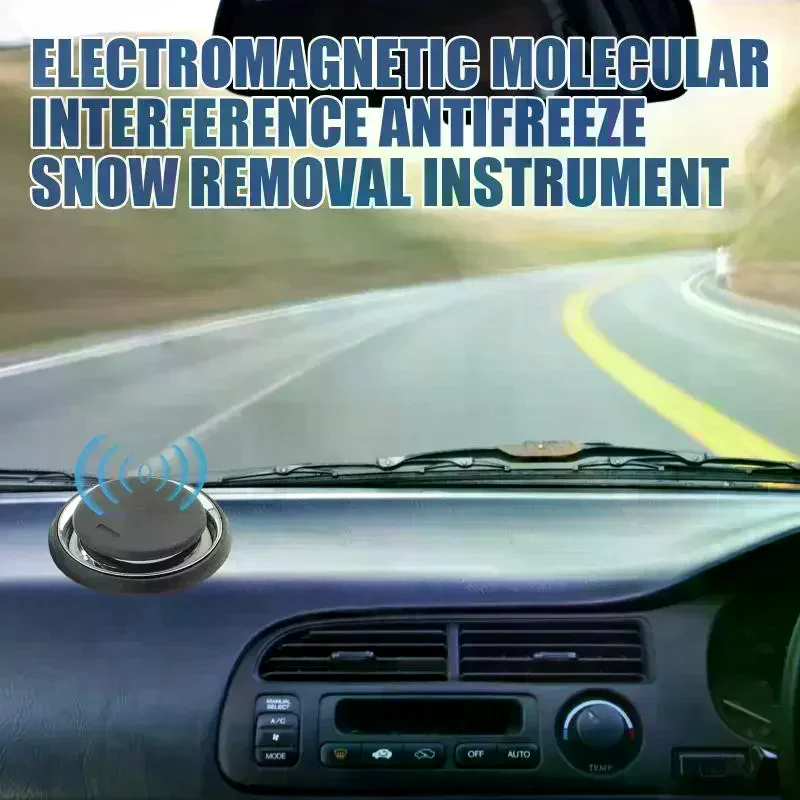 Winter Antifreeze Car Electromagnetic Molecular Defroster Solar Antifreeze Device Front Rear Windshield Snow Removal Instrument