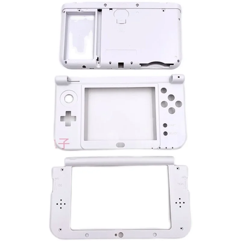 Carcasa de Marco medio con placa de cubierta de batería, pieza de repuesto superior LCD, cara interior, carcasa, 3DS XL LL, 6 colores, nuevo