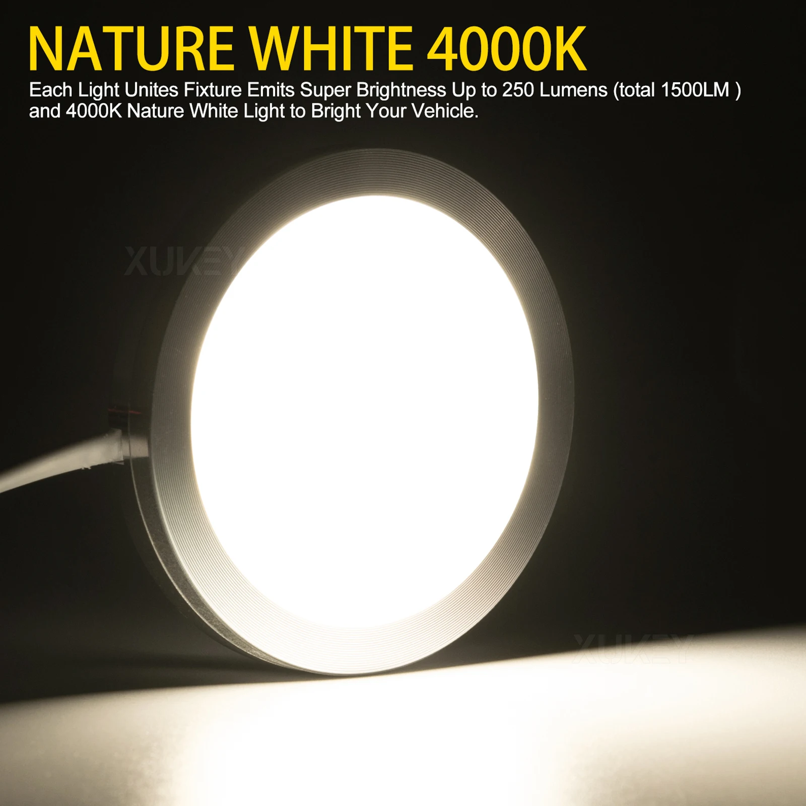 Picture 3: LED Under Cabinet Light Interior LED Roof Spot Lights Dimmable 12V RV Boat Kitchen Caravan Cupboard Showcase Kitchen Camper Van