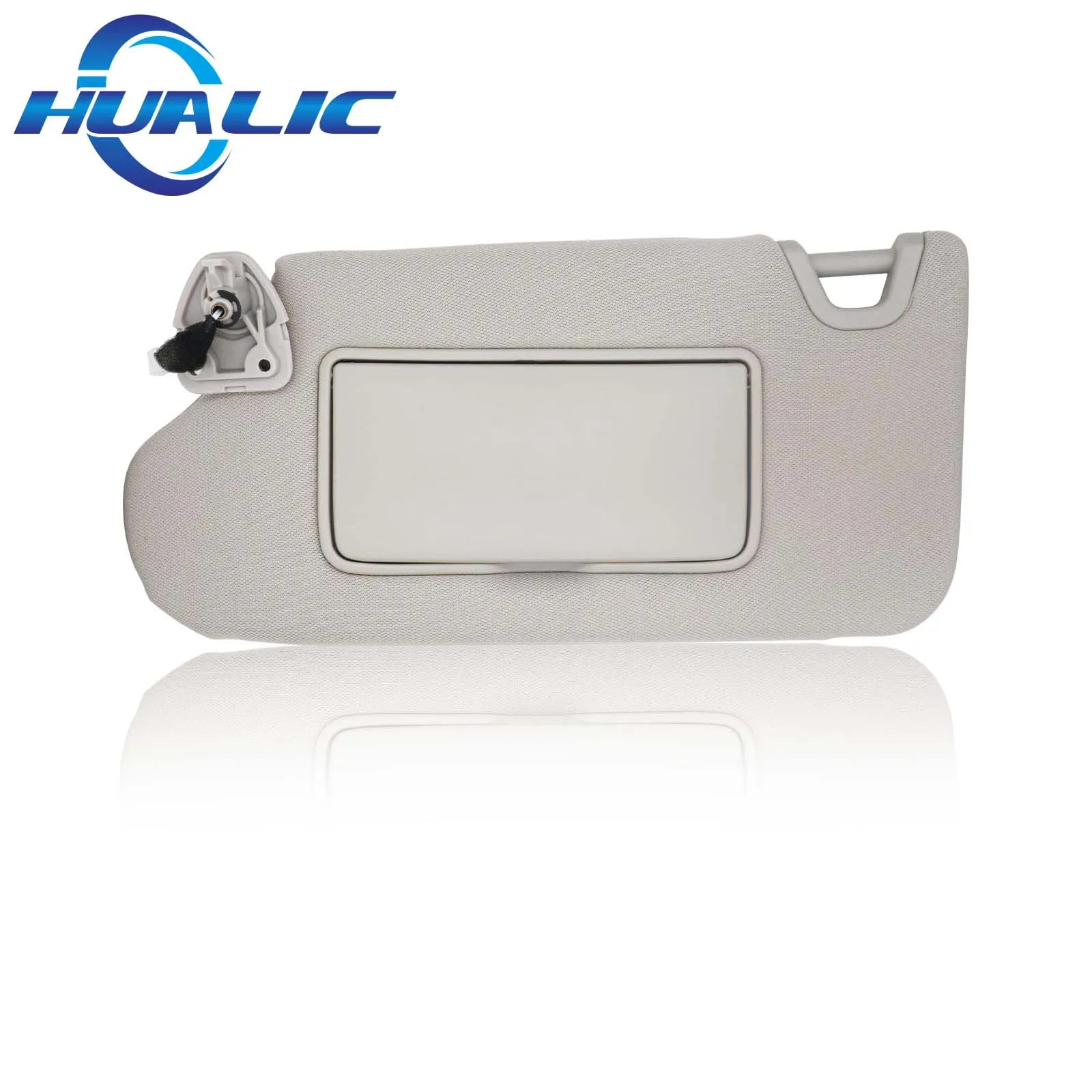 

HUALIC Right Passenger Side Sun Visor Gray with Light Compatible with Nissan Altima 2013-2018 Replaces # 96400-3TA2A