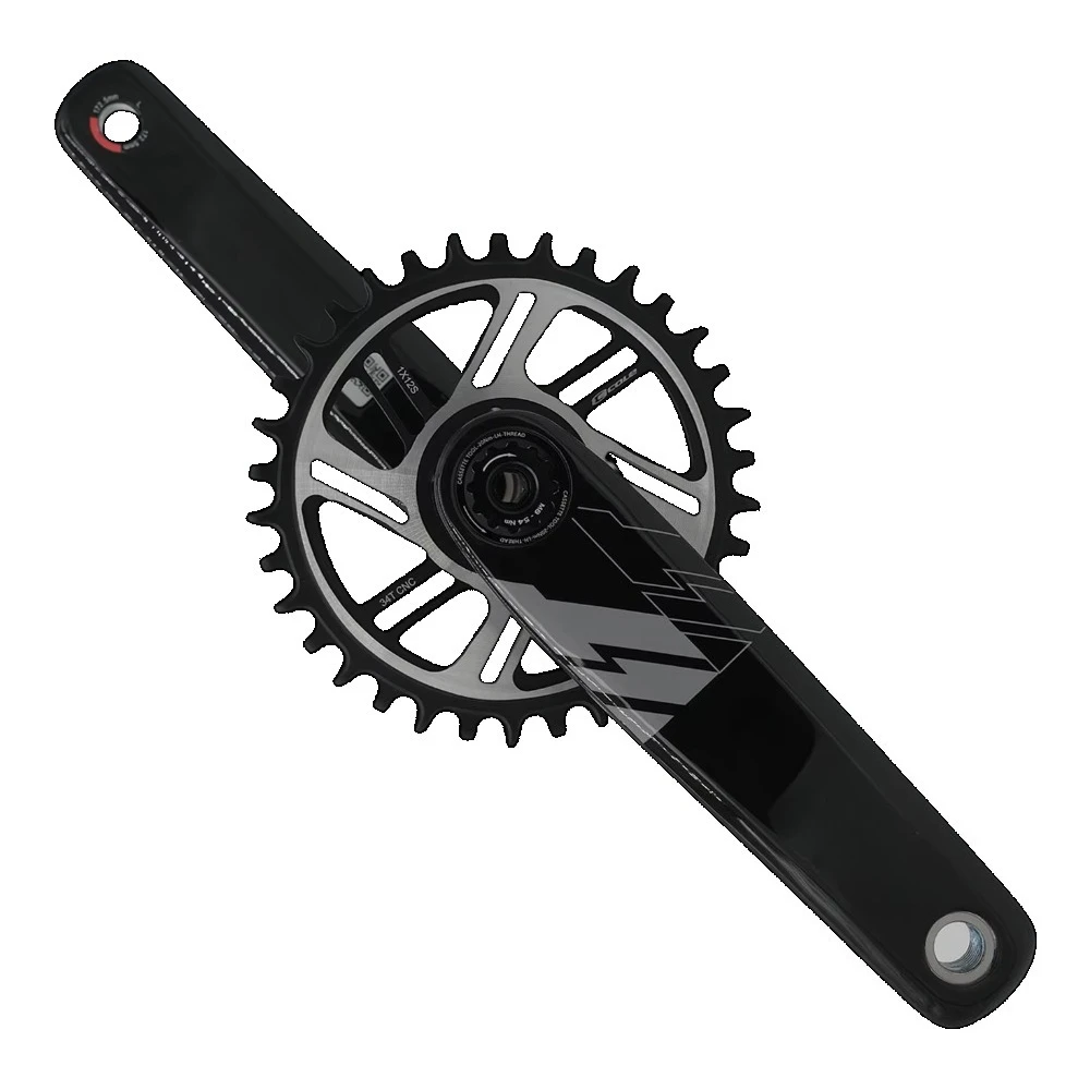 

MTB Bicycle Crank 34T/42T Single Speed Carbon/Aluminum Crankset Lightweight Bicycle Parts 170mm