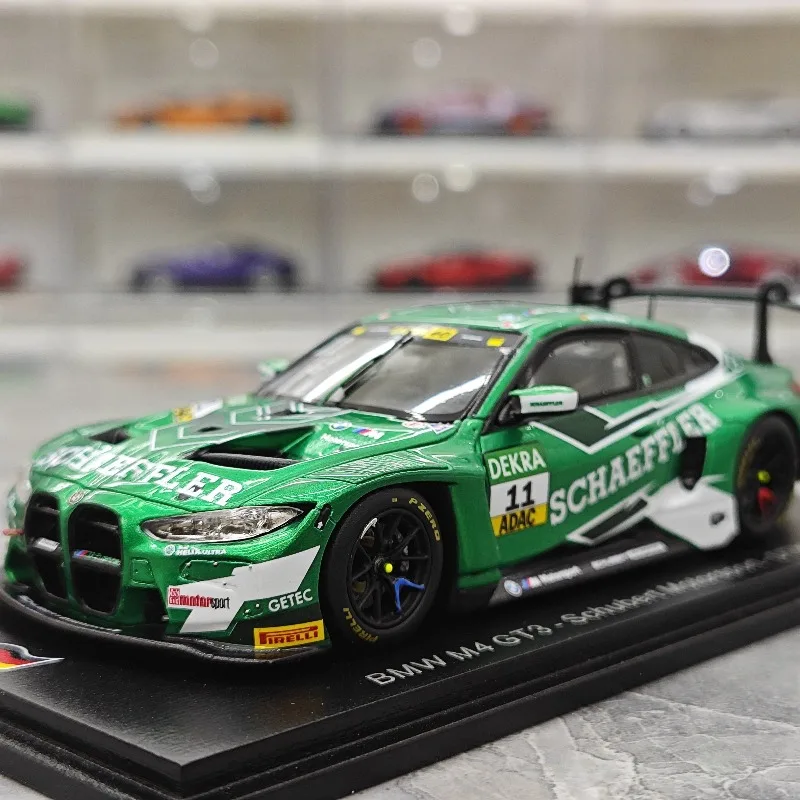 [In Stock]Spark 1/43 Resin M4 GT3 Race Car Model, Multiple Racing Livery Options, Static Collectible Vehicle With Display Base