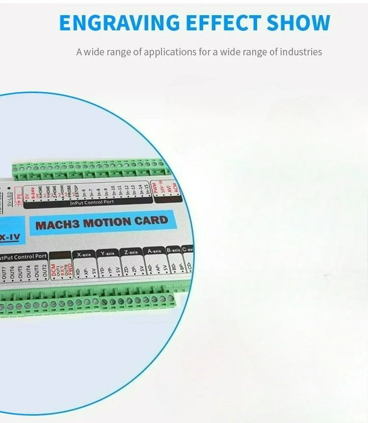 

MK3-IV 3 Axis Motion Card USB Interface Board mach3 Motion Control Card Cnc Controller Engraving Machine Lathe Machining Center