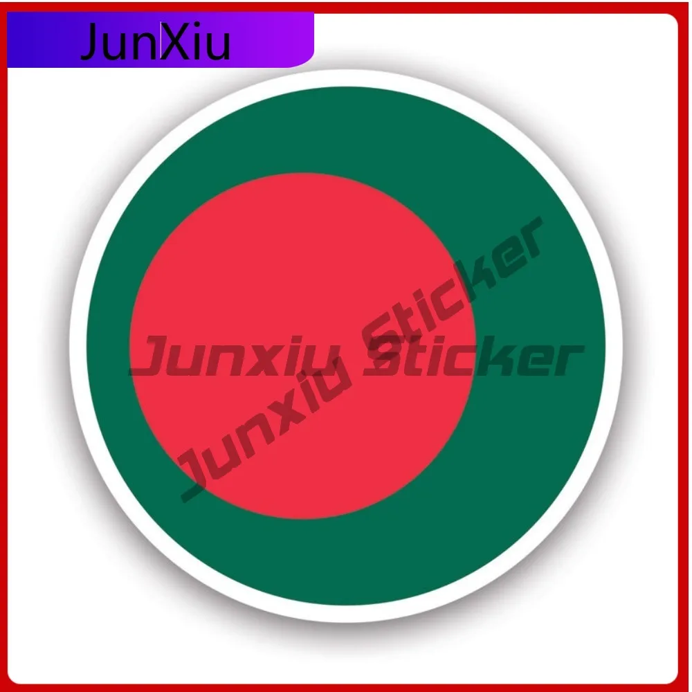 

Round Bangladeshi Flag Stickerwaterproof Outdoor Decalsbangladesh Cool Car Waterproof Vinyl Decal For Motorcycle Helmet Decor