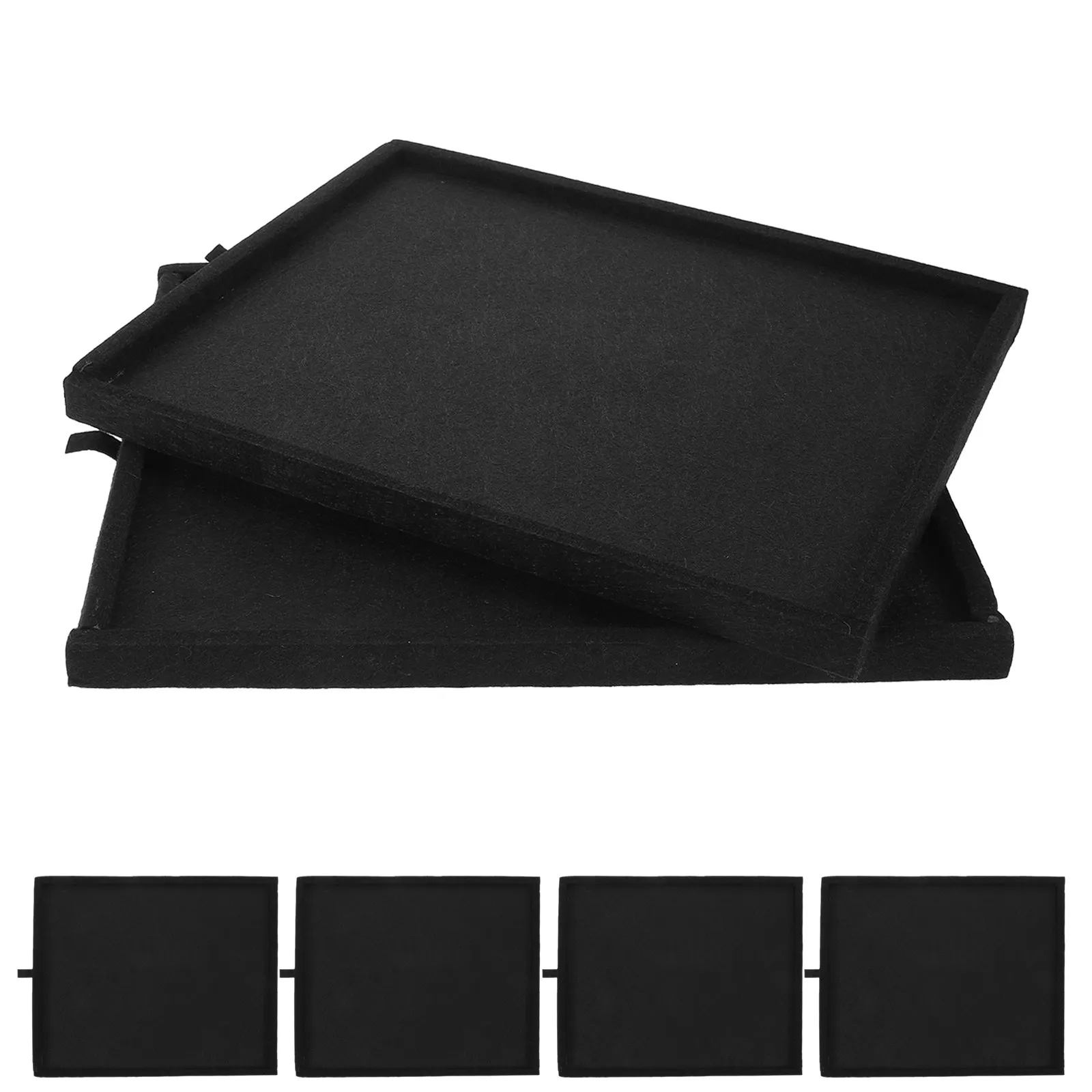 

6Pcs Stackable Puzzle Sorting Trays Felt Organizer Saver Non-Slip Surface Puzzle Piece Storage Containers for Puzzles Crafts