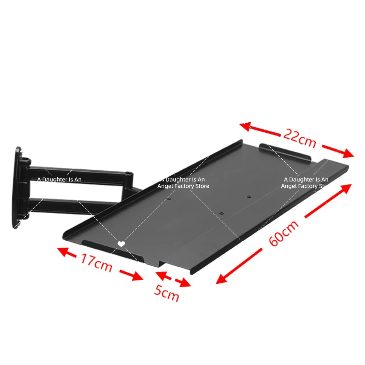 For Simracing MOD Racing Game Simulator Aluminum Keyboard Mouse Tray Rotary Holder Wall Mounted Keyboard Stand Bracket