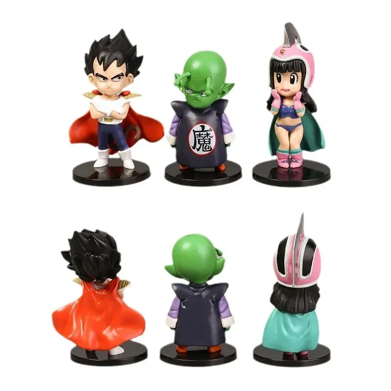 6 قطعة لعبة دراغون بول Z Q نسخة أنيمي سون جوكو جوهان فيغيتا جوجيتا كريلين بيكولو بولما عمل الشكل لعبة بولي كلوريد الفينيل نموذج دمية الاطفال هدية #6