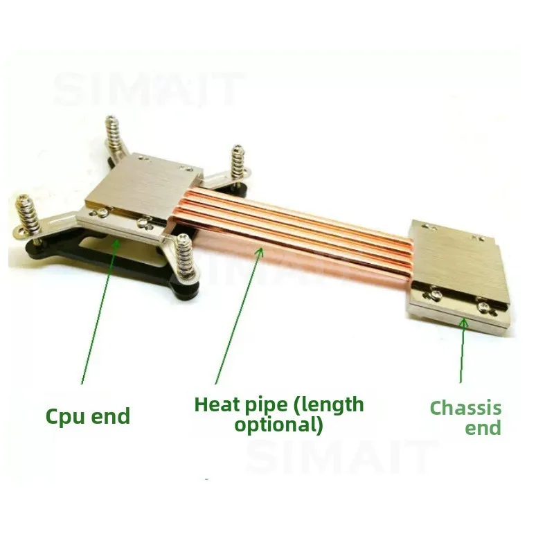 1150 1151 1155 1200 Heat Pipe Heat Conduction DIY Kit, with All-aluminum Chassis, To Create A Silent Computer