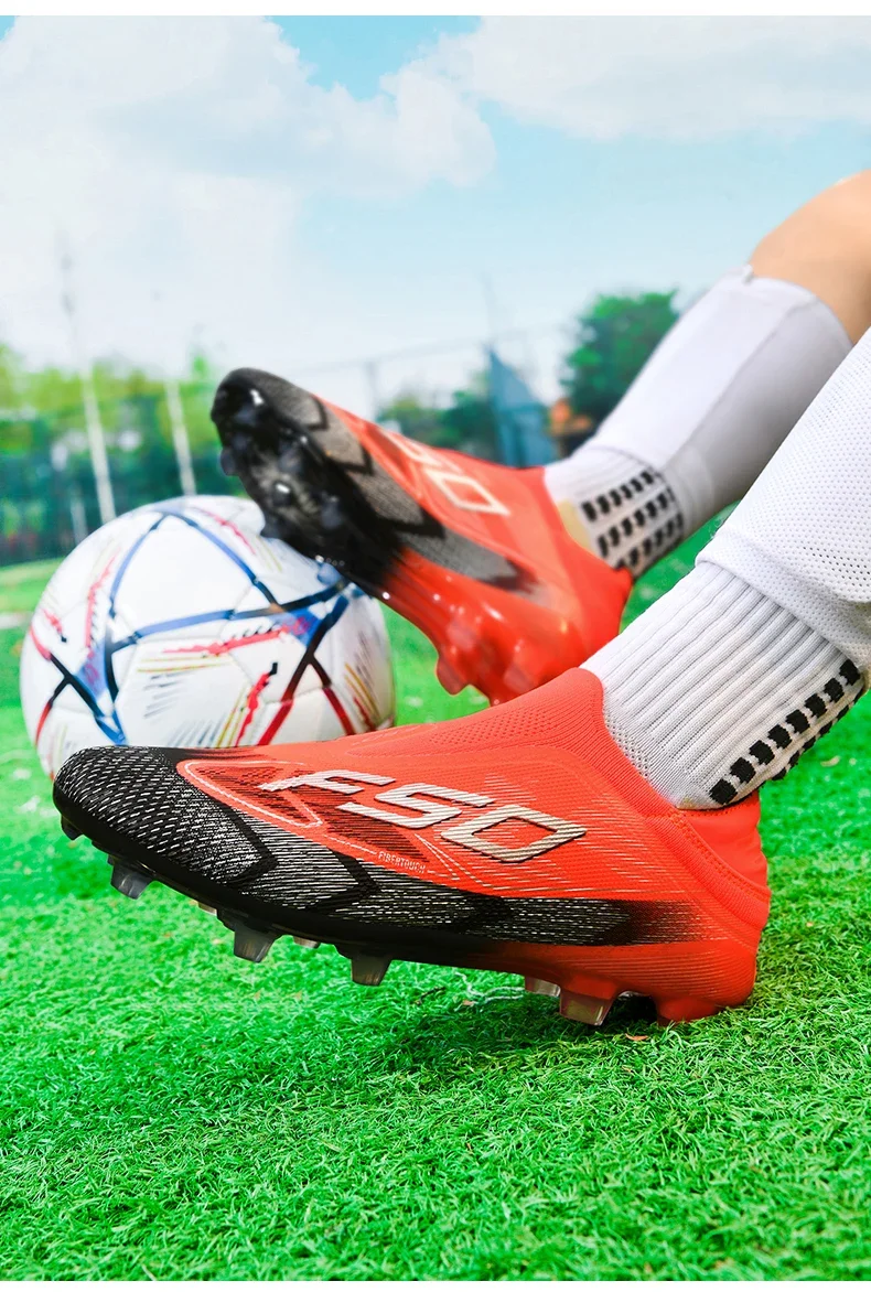 Herren Original Fußballschuhe Hochwertige Atmungsaktive Ultraleichte Profi-Fußballschuhe für Spielfeld und Training – Detail 14