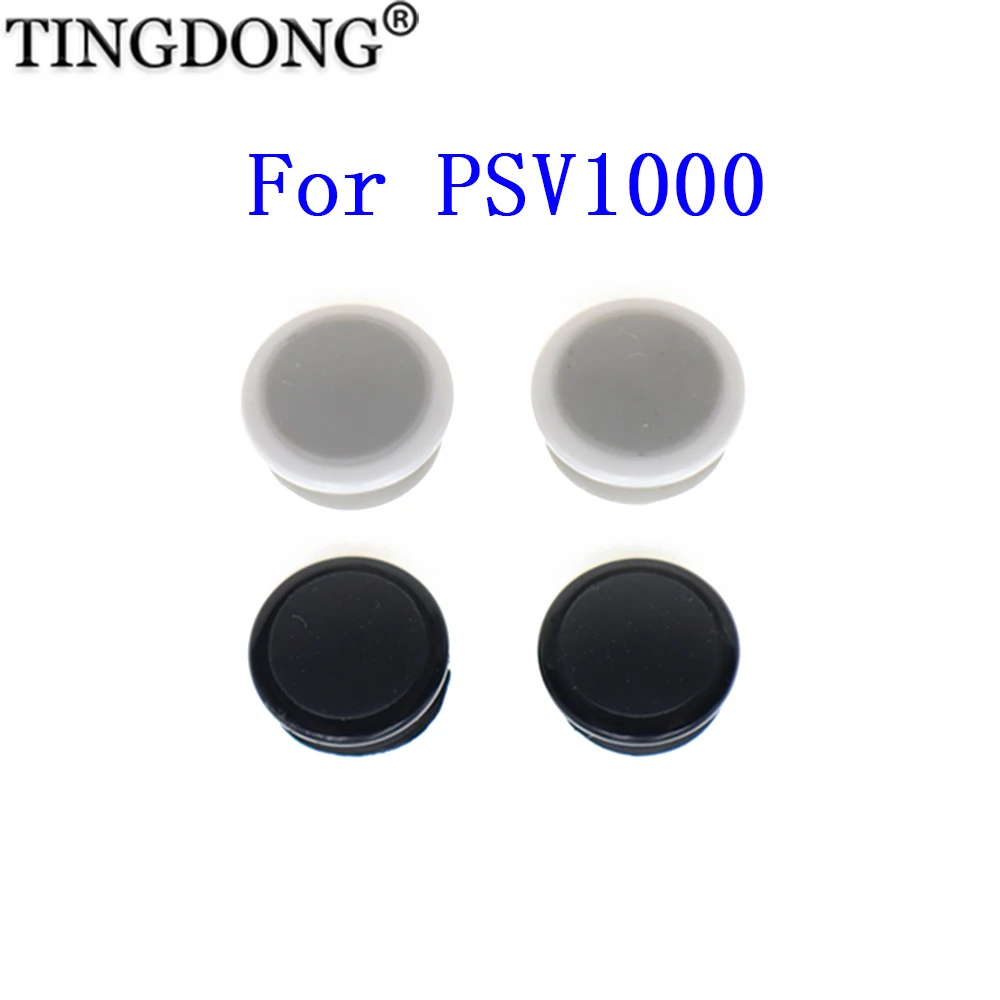 1/2PCS FÜR PSV 1000 Weiß Schwarz 3D Analog Joystick Kappe Für PSV1000 Knopf Joystick Rocker Kappe Für Psvita 1000 PSV 1000