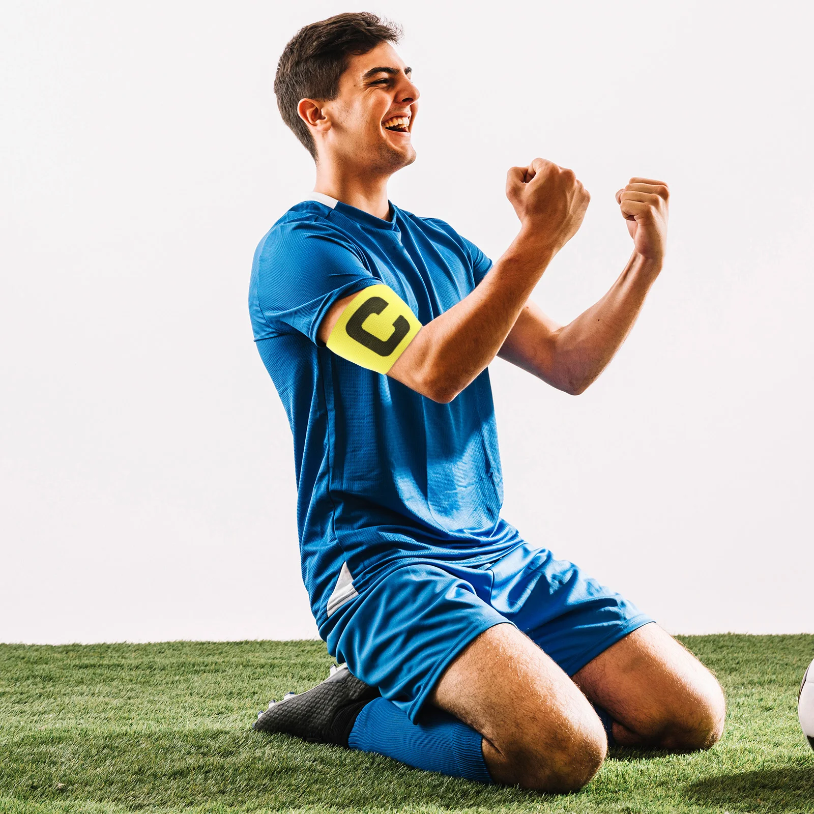 

Captain Armband Red Adjustable For Football Soccer Rugby Basketball Sports Player Adult Big Child Anti-Drop Durable