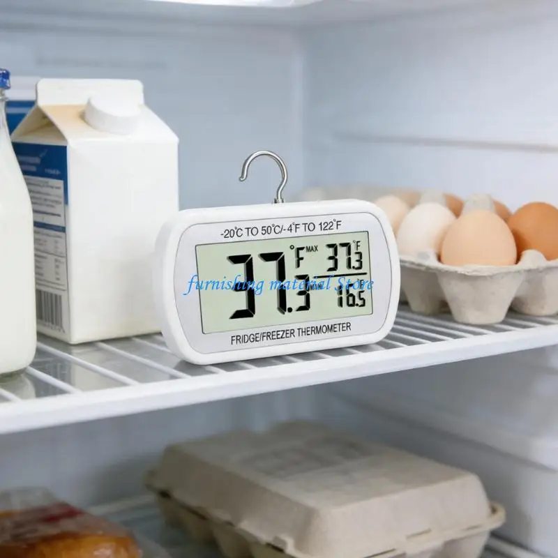 

Y5GD Waterproof Digital Fridge Temperature Device High Low Reading Attachment