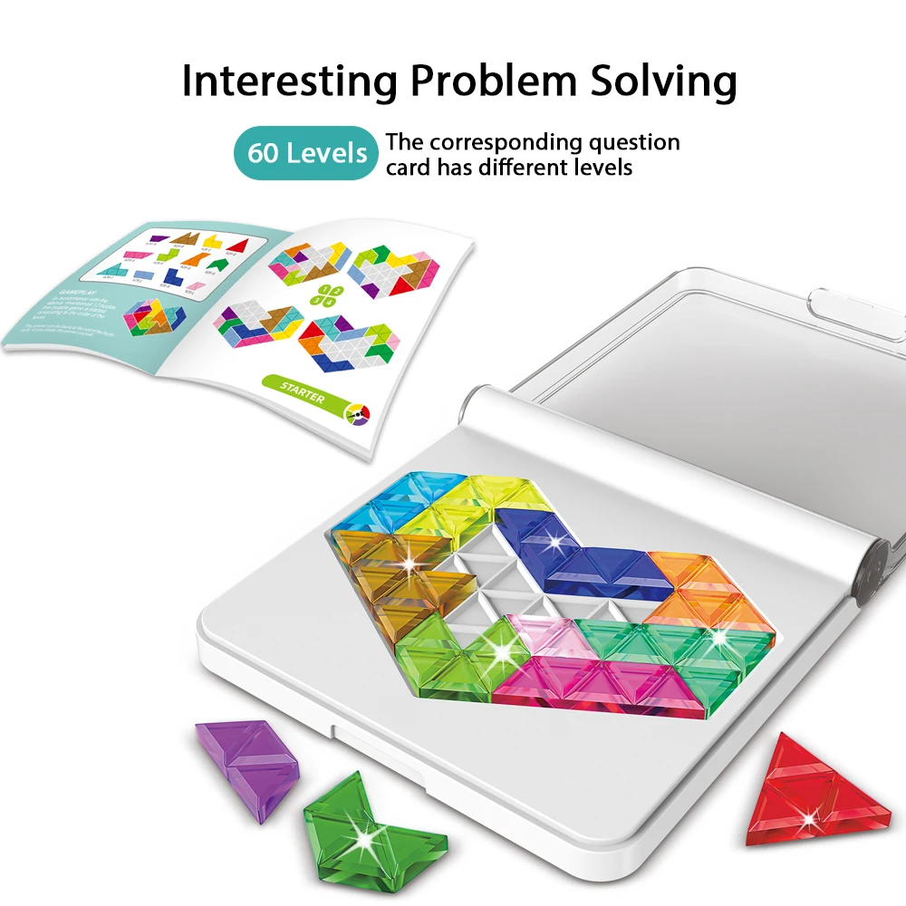Puzzelspeelgoed. Logisch denken Training Leuke tafelspellen Meerdere vormen Kleuren, geavanceerde cadeaus voor jongens en meisjes