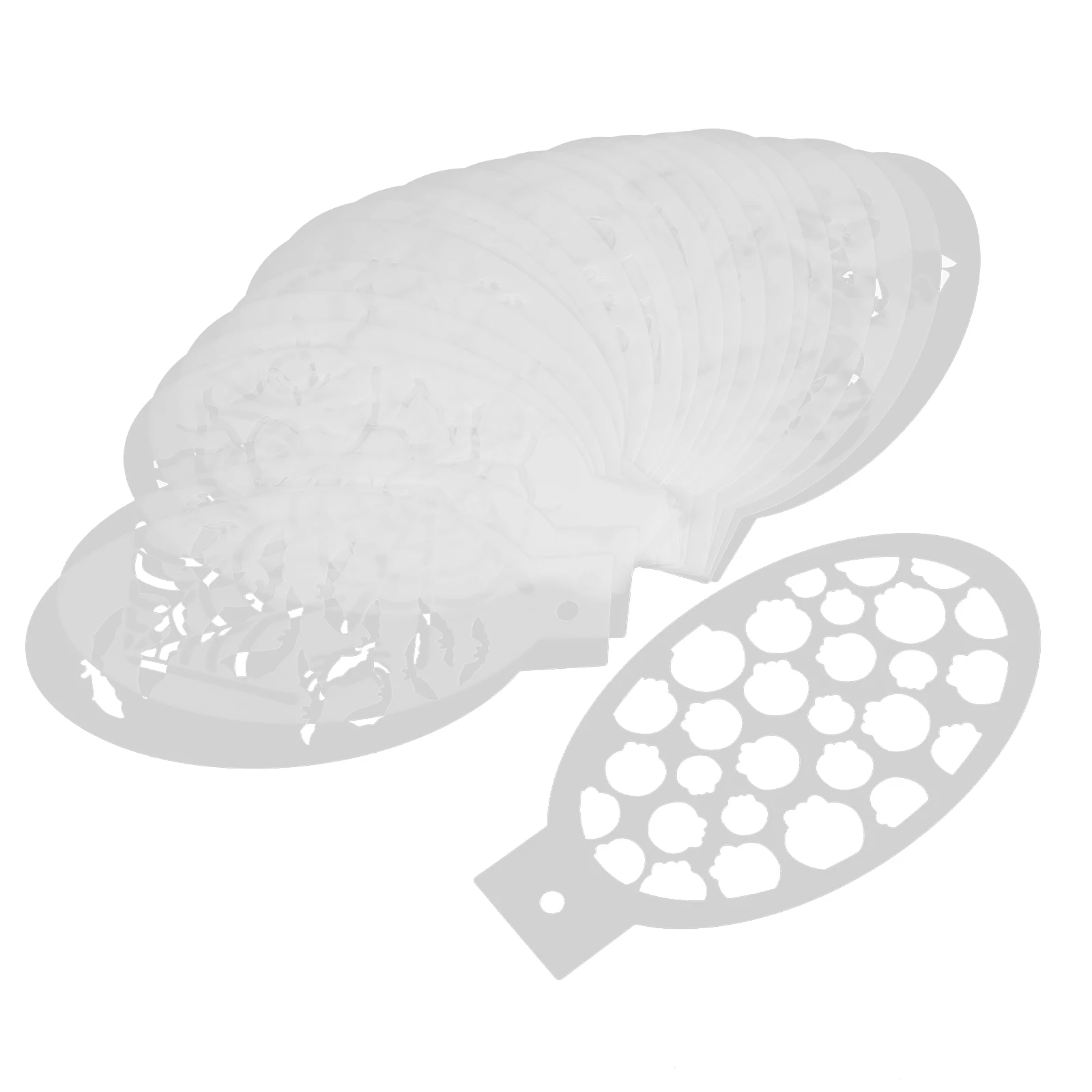 

23 Pcs Kids Makeup Painted Face Template Hollow Out Stencils for Decoration Sensitive