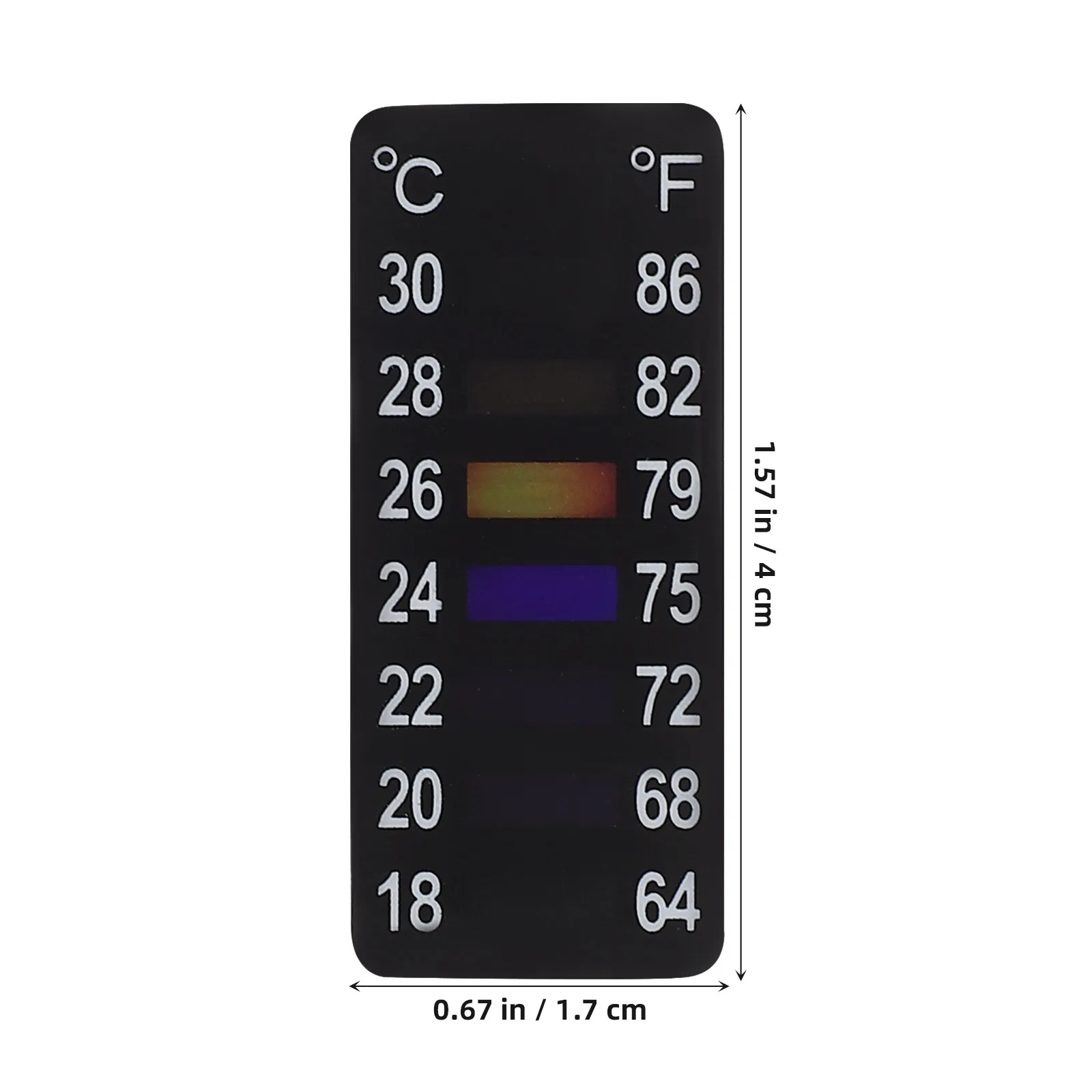 8Pcs Fermentation Thermometer Stickers Wide Temperature Thermometer Strip for Wine and Fermentation Monitoring