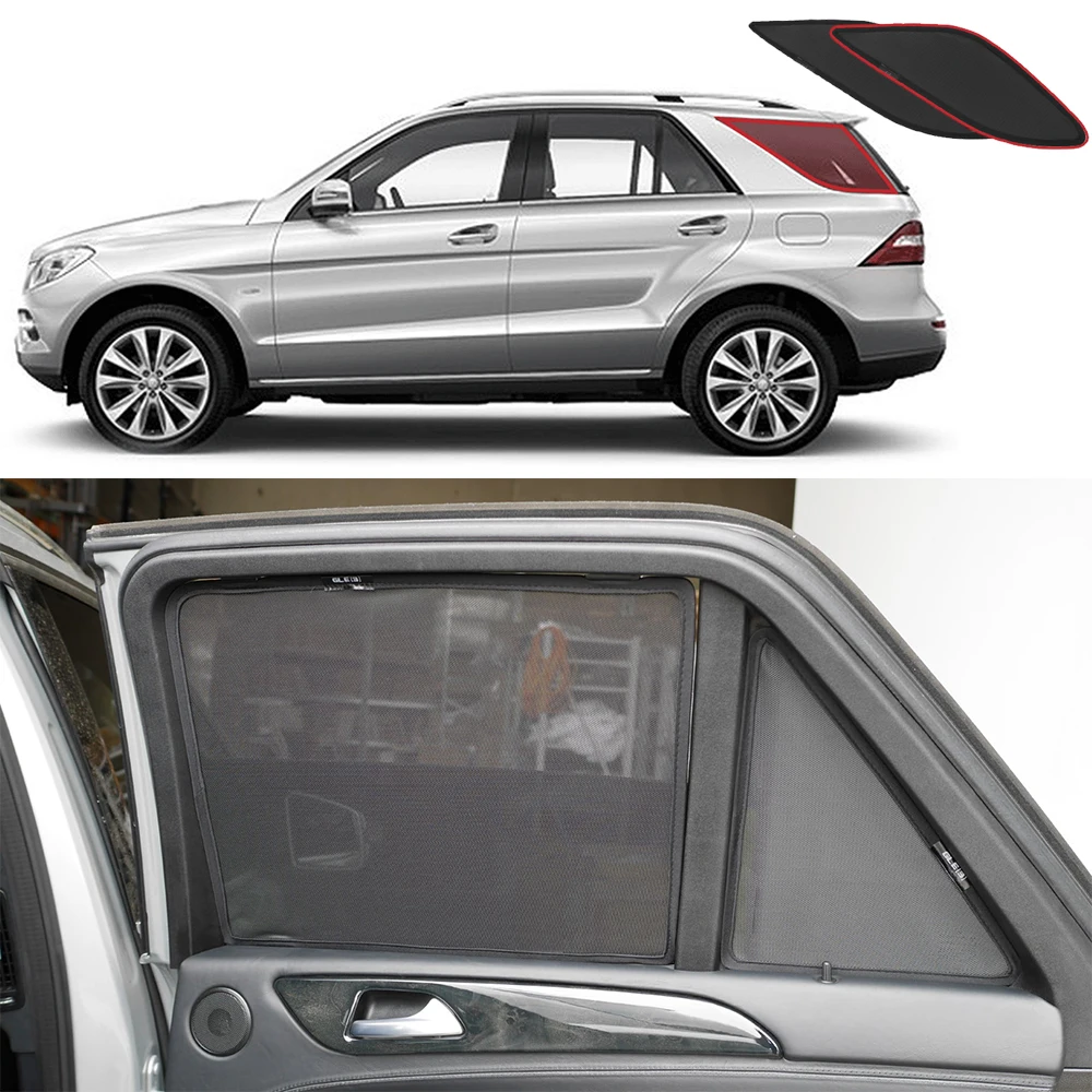 

For Mercedes Benz GLE SUV W166 2012-2019 Car Rear Side Baby Window SunShade Shield Front Windshield Curtain Sun shade