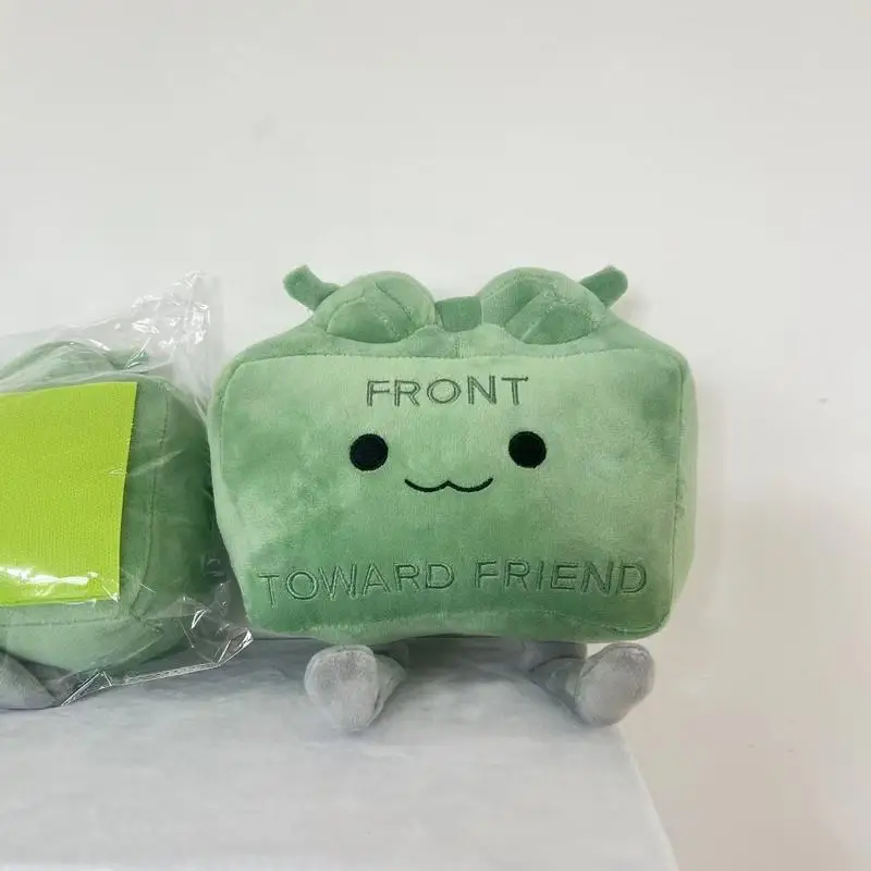 

Square Plush Toy Claymore Character Cute Block Stuffed Doll Soft Huggable Gift For Kids Festival Birthday