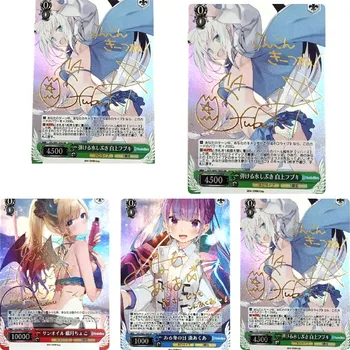 Hololive Anime personaggi Hashimoto Suisei Shirakami Fubuki fai da te collezione fatta in casa carta regalo di compleanno di natale gioco giocattoli