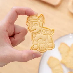 Cake Cookie Paw Patrol Cutters Plastic DIY 3D Baking Mould Cookies Cutter Set Cartoon Puppy Biscuit Baking Tool Decoration Tools