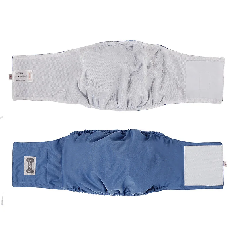 Male Dog Diaper Washable - Anti-Licking Protective Underwear Adjustable Pet Belly Bands with Leak Proof Design Reusable Pet Pant
