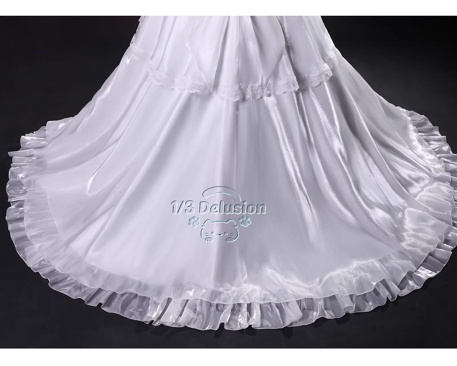 

Date A Live Tokisaki Kurumi Cosplay Costume Full Set Wedding Dress Anime Party Uniform Play Role Clothes 1/3 Delusion