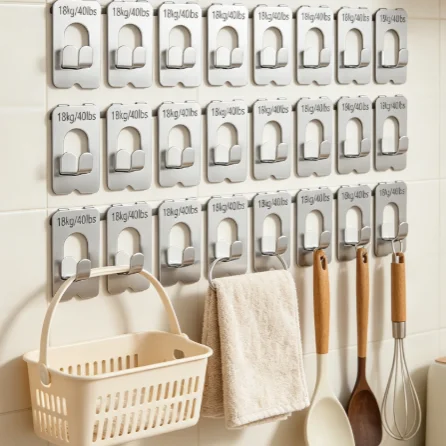8/20Pcs No Damage Claw Wall Hangers 40Lbs Load Bearing Hooks For Drywall Picture Mirror Photo Frame Hanging Decor