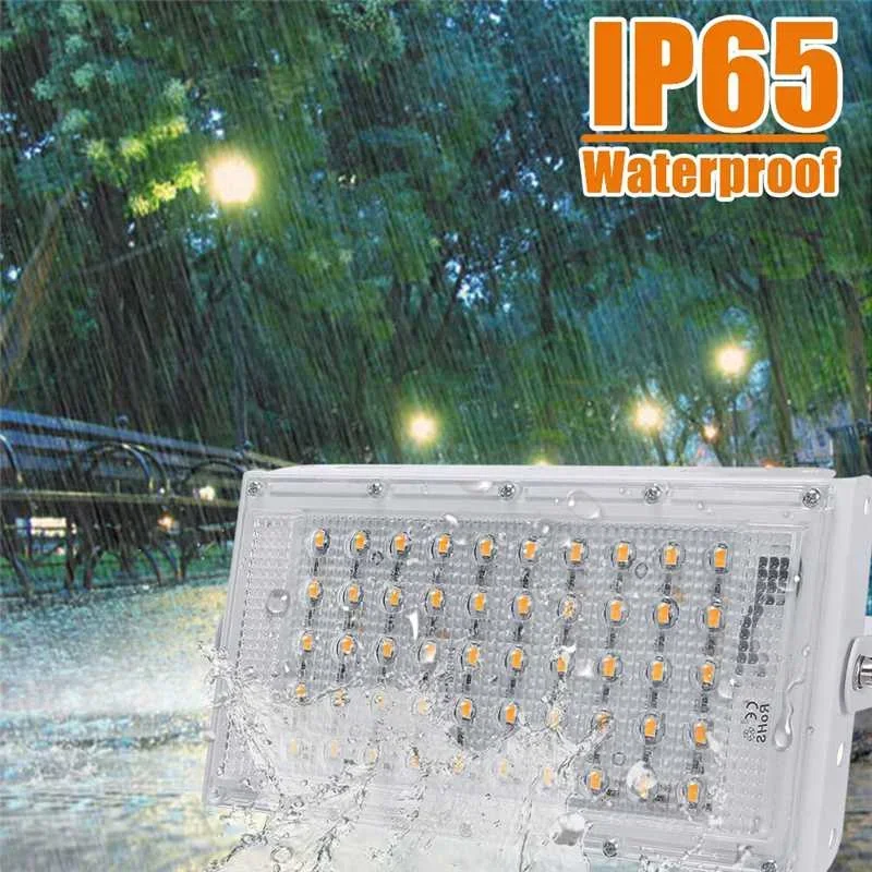 1PC 50W Flood Light Foco LED DC 12V Outdoor Lighting Projector IP65 Waterproof Spotlight LED Flood Light for Outdoor House