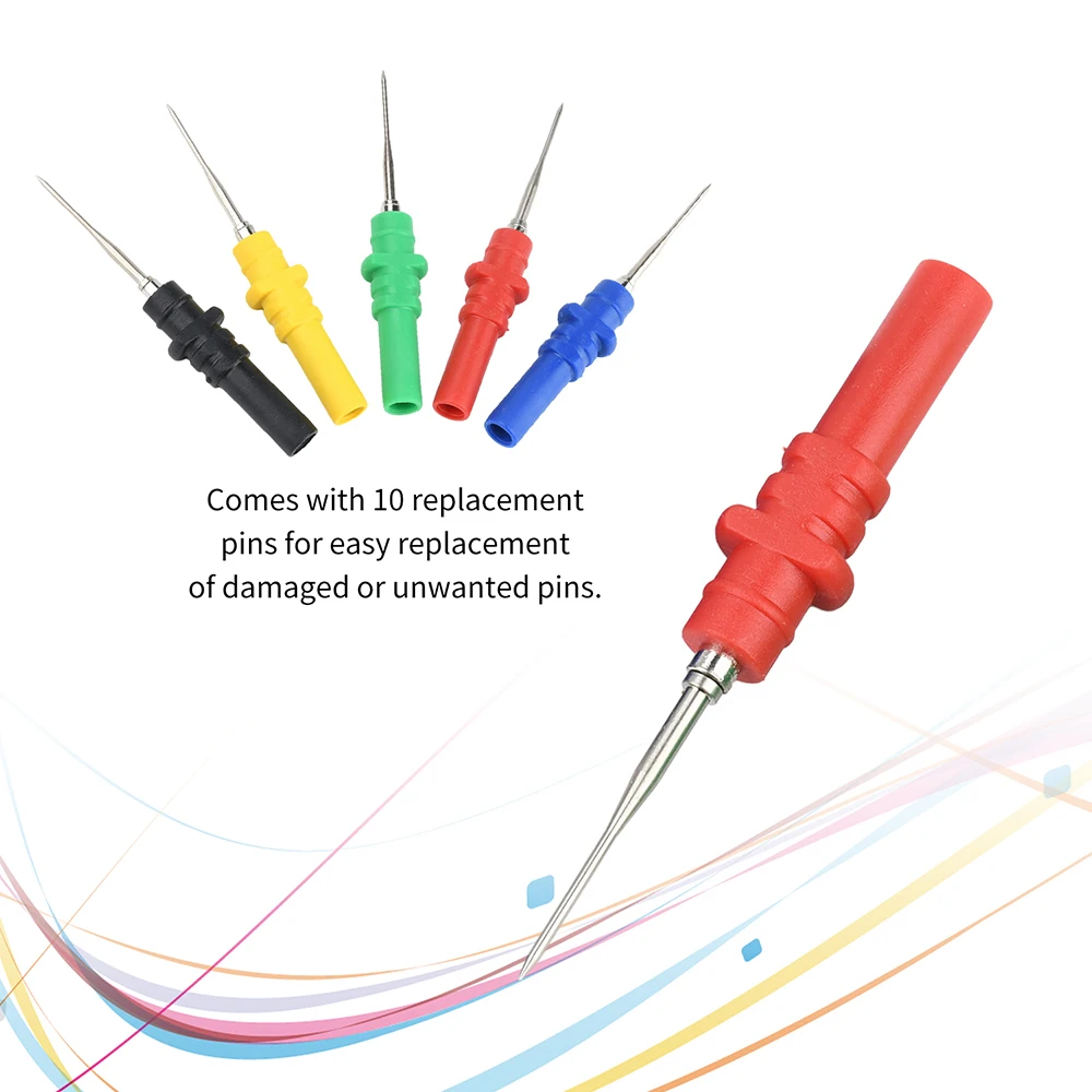 Needle Back Test Probe Pin Screw Auto Diagnostic Test Handheld Oscilloscope Set Acupuncture Repair Tool for ECU Troubleshooting