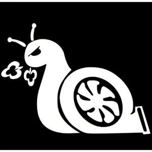 3D -Autoaufkleber Dub Drift Race Car Styling Turbo Caracol Legale Abziehbilder Schwarz/Silber weiß Vinylzubehör 12 Hauptverkaufsstil Dub - №7