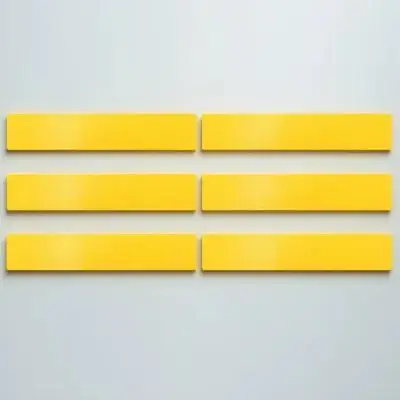 

6pcs Colorful Rectangular Spot Markers For Sports Training Football Tennis Agility Drills Pvc Flat Ground Marking Pads Durable