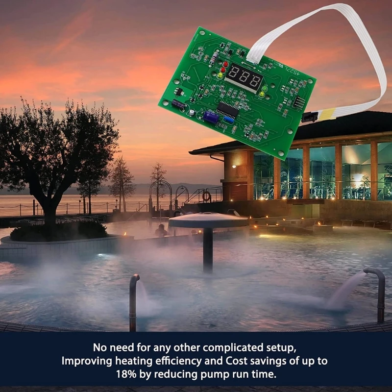 IDXL2DB1930 مناسب لنماذج سخان المياه المستحثة LowNox H200FDN H250FDN H350FDN H250FDP H400FDP لوحة عرض سخان حمام السباحة 918D