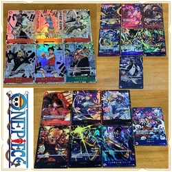 Anime One Piece DIY ACG Water Law Kaidou Luffy Yamato Boys Battle Game Toys Collectible Cards Christmas Birthday Present