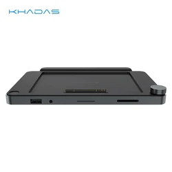 Khadas Dock Multi I/O Expansion Ports Hub with High-Speed Mind Link for Khadas Mind Mini PC and Audio Adjustment& Fingerprint