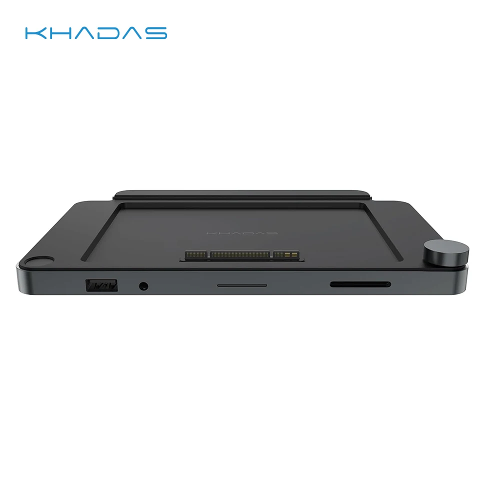 Imagem -02 - Khadas Dock Docking Station para Mini pc Gamer Hub de Expansão com Impressão Digital e Alto-falante de Áudio Hdmi Rj45 3.5 mm