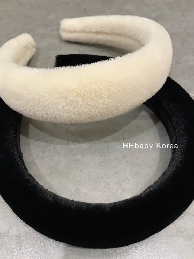 

Sponge Hairbands Sunday Angora Yarns Headbands for Girls and Women Fake Fur Hair Accessories Headwear High Crranial top