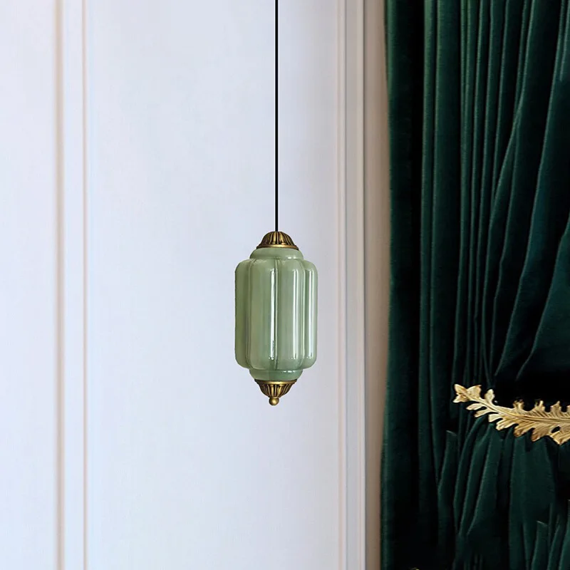 LED Bedroom Bedside Chandeliers Retro Bar Restaurant Aisle Interior Decoration Pendant Lamp