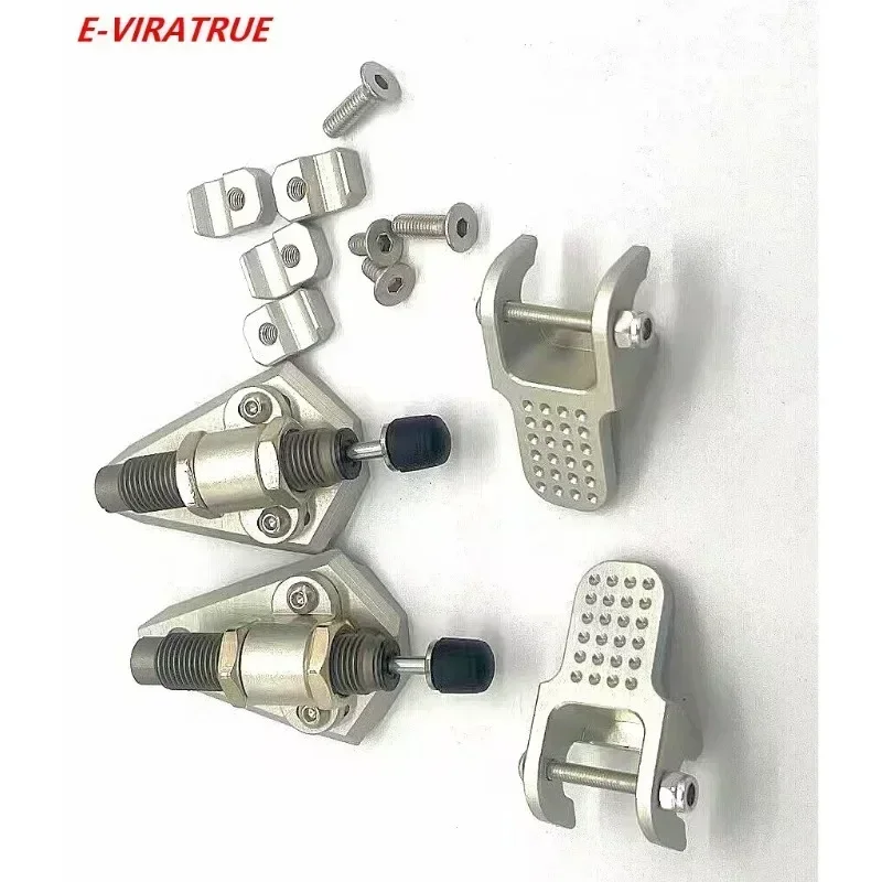 E-VIRATRUE 7075 Aluminum Adjustable Rear Buffer Mounts For TRAXXAS Unlimited Desert Racer 1/7