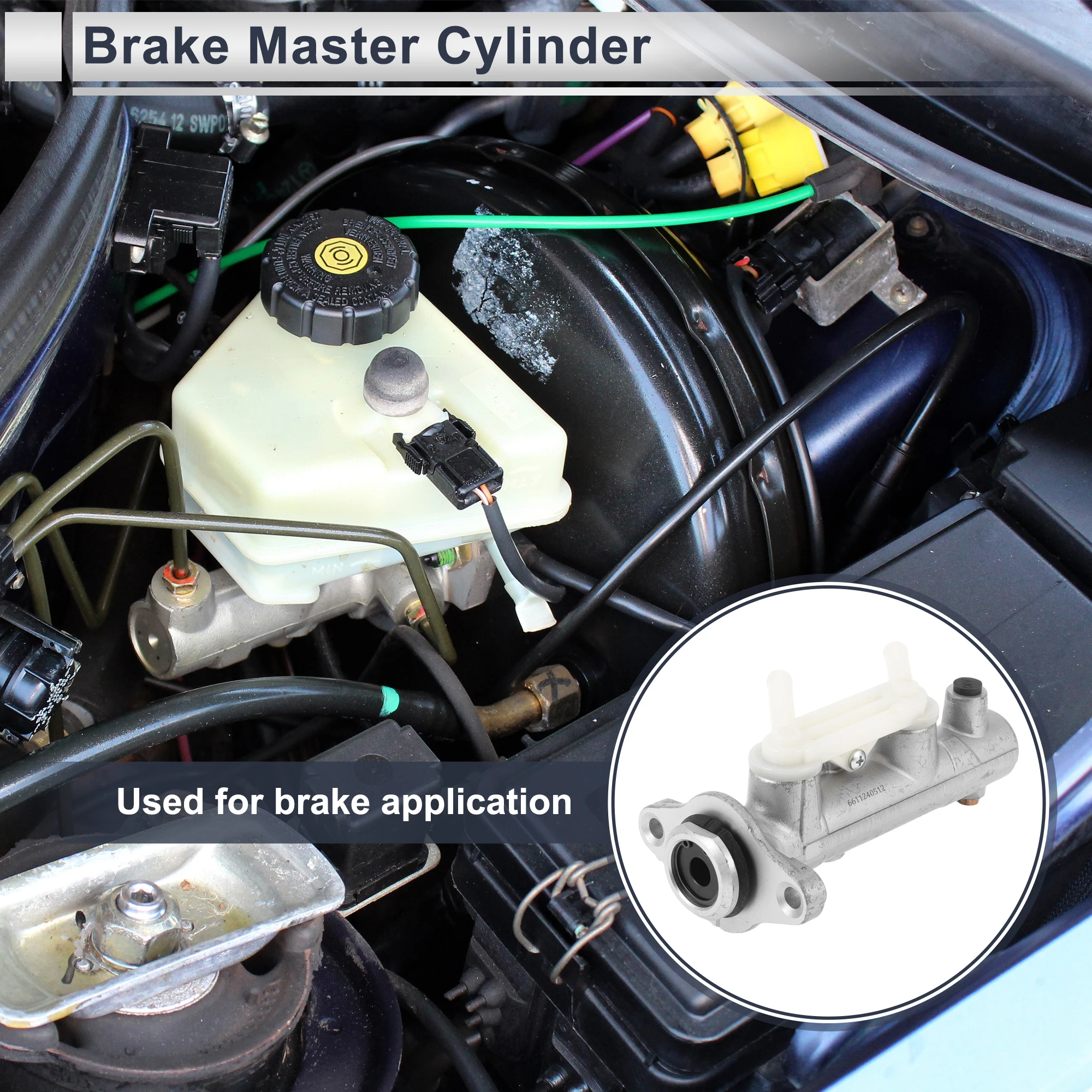 UXCELL Brake Master Cylinder No.4720108010 for Toyota Sienna 1998-2002 Aluminum Alloy
