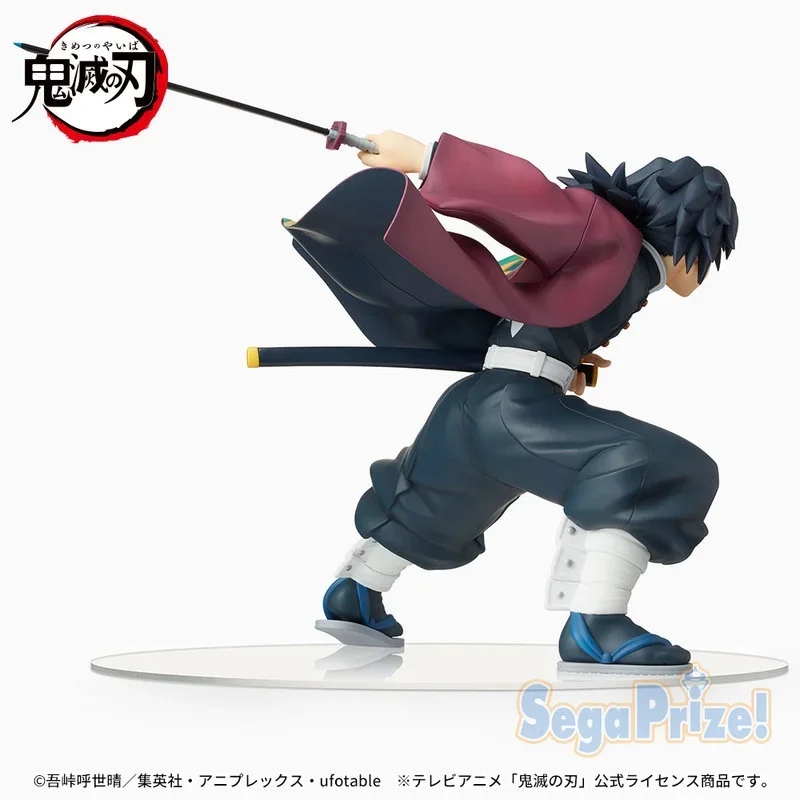 SEGA Original Demon Slayer Anime Figure SPM Tomioka Giyuu Action Figure Toys for Kids Gift Collectible Model Ornaments Dolls