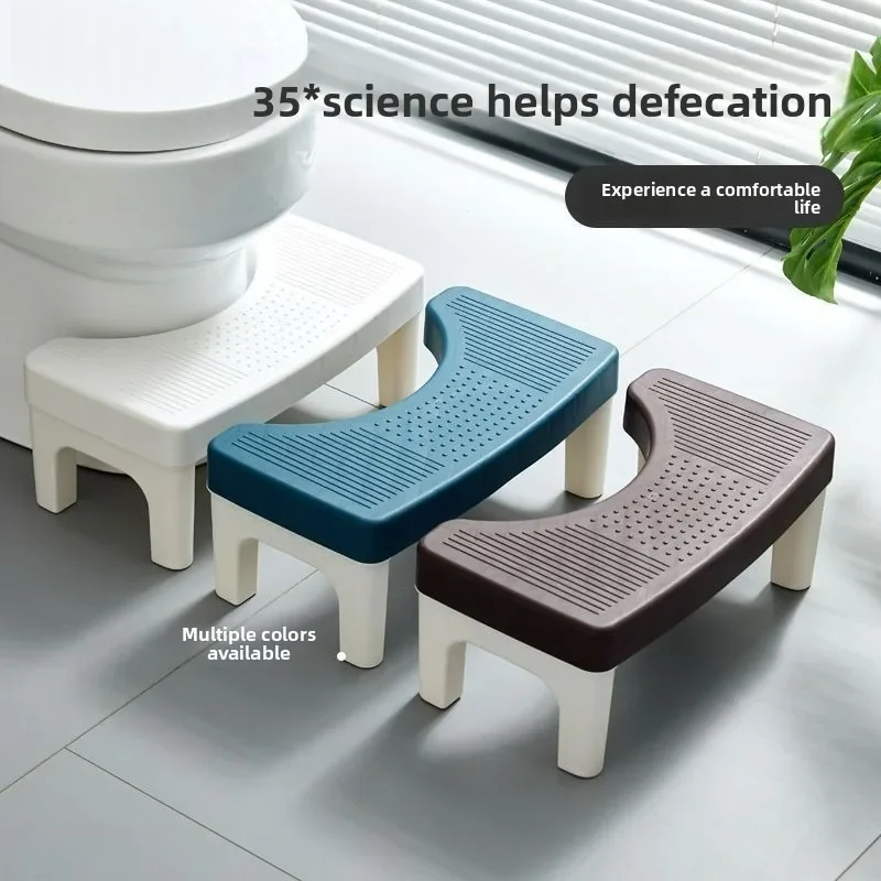 Neuer Badezimmer-Toilettenhocker für Kinder, Schwangere, Senioren, Toiletten-Fußstütze, Badezimmer-Zubehör