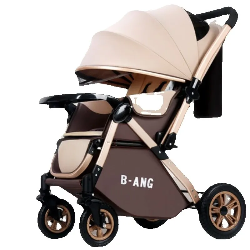 

Baby strollers can sit and lie down folding baby parachutes four-wheeled shock absorbers, two-way handcarts for children