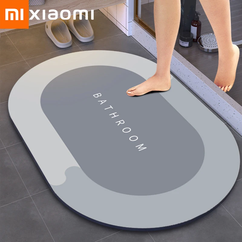 

Коврик для ванной Xiaomi Youpin, нескользящий коврик для душа, быстросохнущие коврики для ванной, коврики для кухни, входной двери, напольный коврик, ковер для ванны