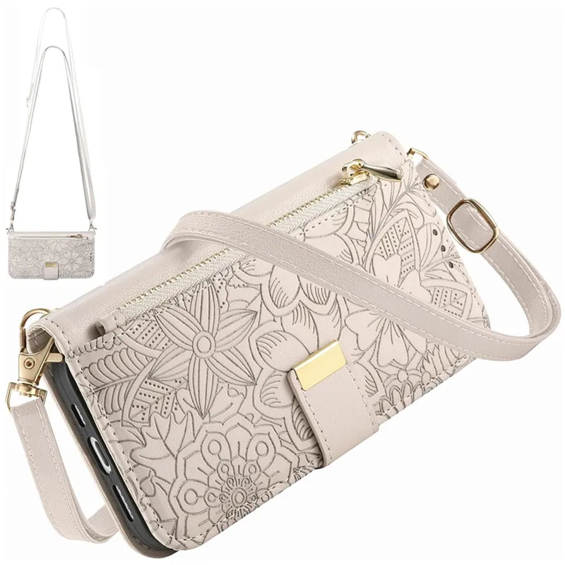 Für Google Pixel 10 Pro XL 9 Pro XL 10A 9A 11 Lederhülle Damen Mädchen Umhängetasche Flip Wallet Kartenhalter Cover mit Handschlaufe Funda