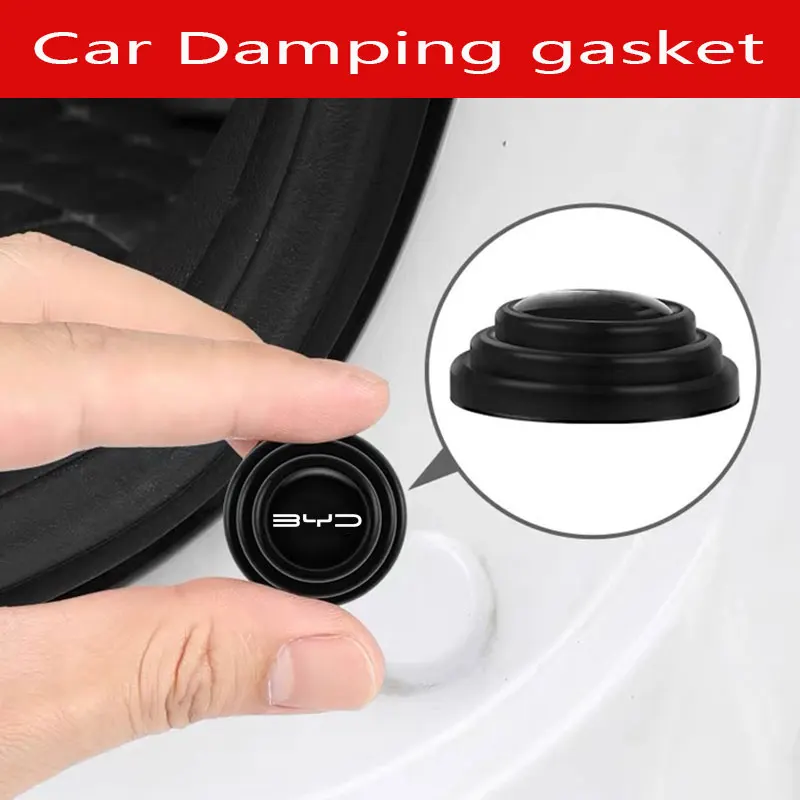 Car Door Anti-collision Silicone Pad Self-adhesive Shock-proof Stickers Soundproof Cushion Buffer For BYD M6 G5 T3 F3 S6 E5 L3
