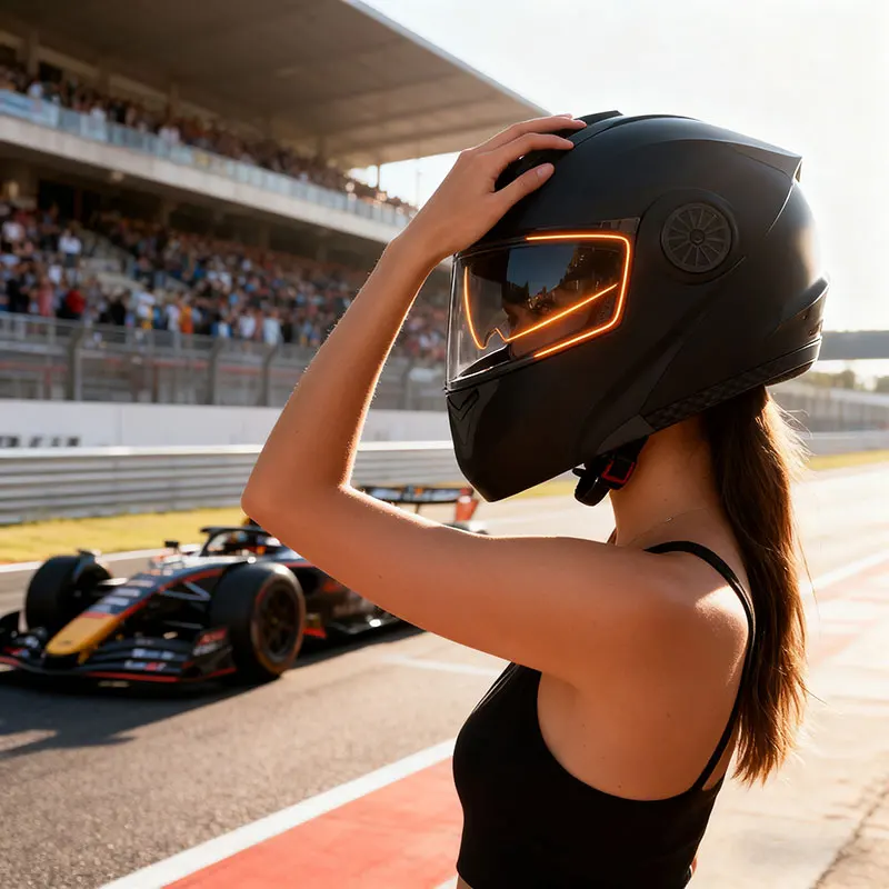 

Новейший одобренный DOT безопасный модульный флип-мотоциклетный шлем Voyage Racing с двумя линзами, внутренний козырек