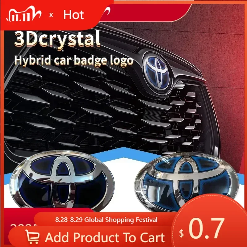 

Fot Toyota 2026, новинка для Toyota 2026, новые колпаки ступицы, значок передней решетки автомобиля, эмблема багажника для Toyota Camry Corolla RAV4 Prius Hybrid